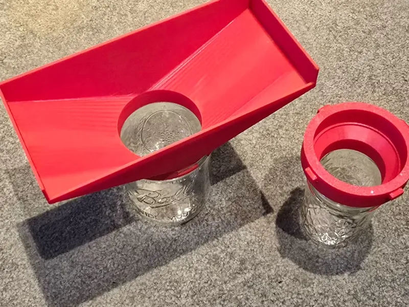 Mason Jar Funnel (works with Harvest Right tray scoop)