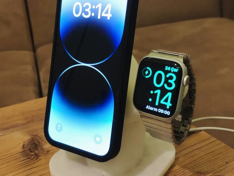 iPhone, Apple Watch MagSafe houder-oplaaddock