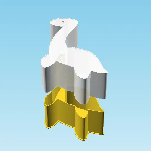 Dinosaur Icon 004A, nestable box (v2)