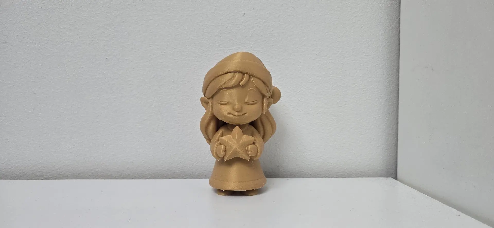 Child with Star Ornament Christmas Figurine