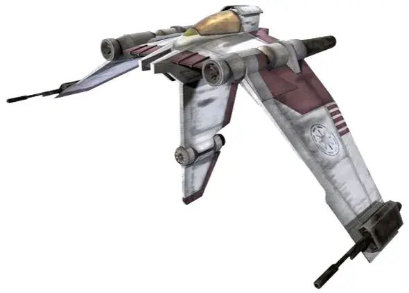 Star Wars V-19 Torrent Interceptor STL Model