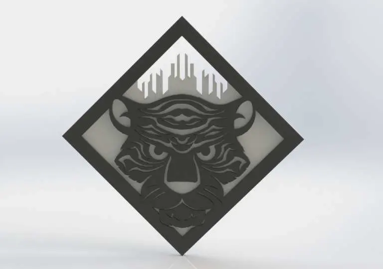 Tiger Head Wall Decoration