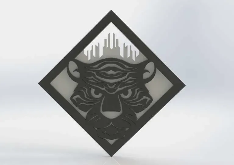 Tiger Head Wall Decoration