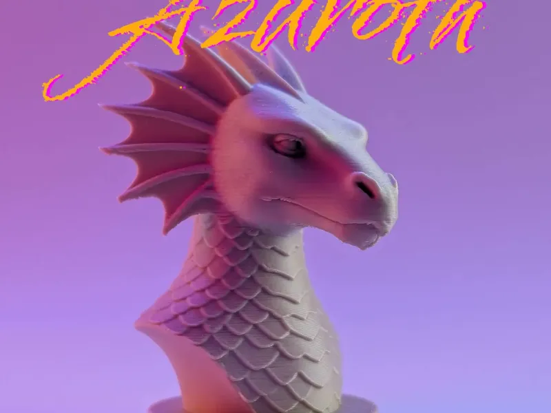 Azuroth - Water Dragon Bust