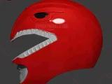 Mighty Morphin Power Ranger Cosplay Helmet - Red Ranger-5