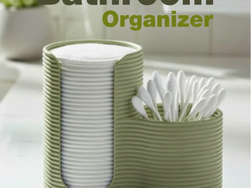 Cotton Pad & Q-Tip Holder