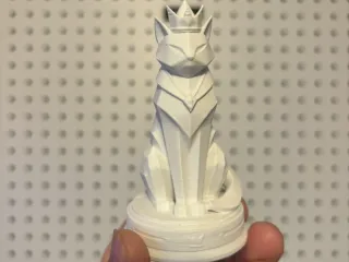 Feline Chess Piece - King