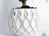 Pot de fleurs "Bellvere" | Jardinière + bac de drainage STL à imprimer en 3D-7
