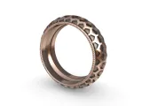 Hex Pattern rope Ring-5