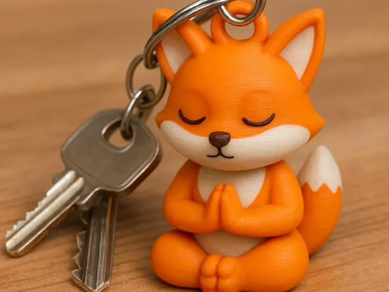 Llavero zorrito zen