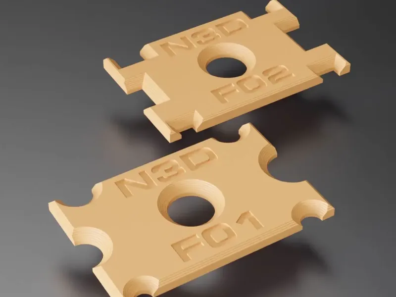 Strumenti per la modellazione di bordi e piedi per ceramica (confezione da 2) – 30x50 mm | Gratuito