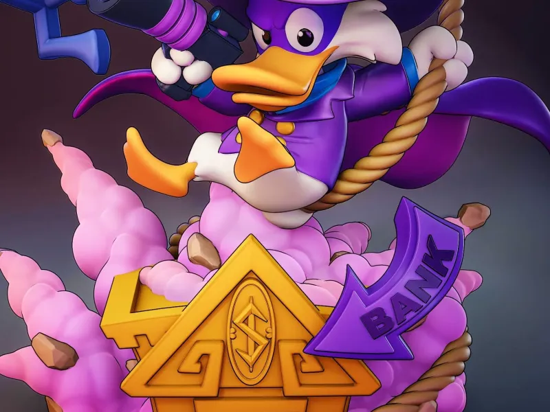 Chibi Darkwing Duck