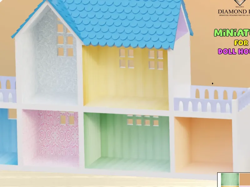 Big Doll House With Decal