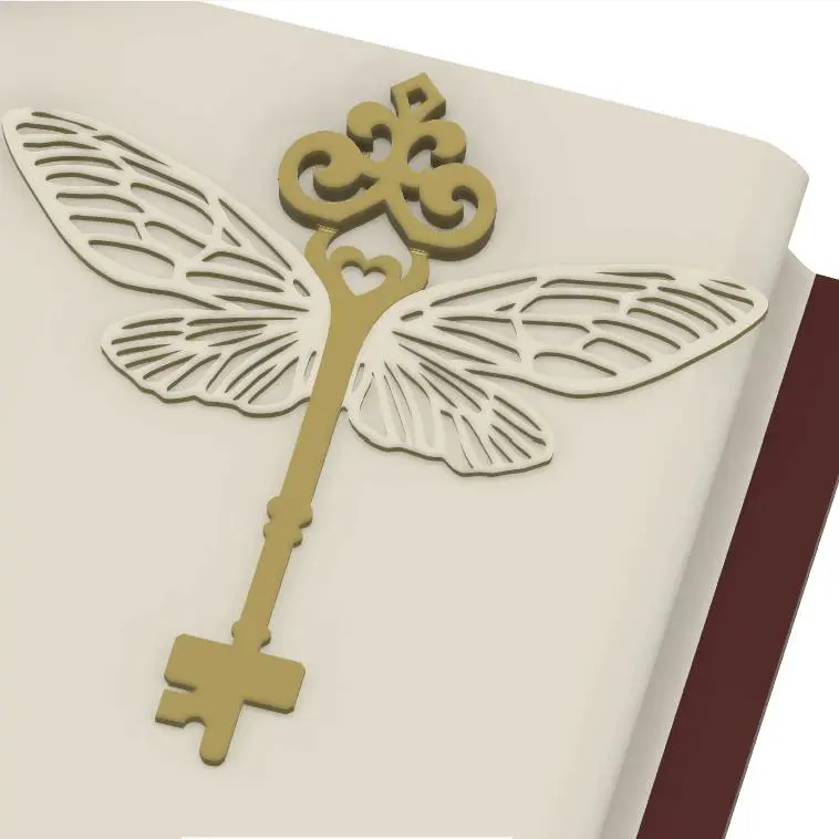 Butterfly Key Bookmark - The King