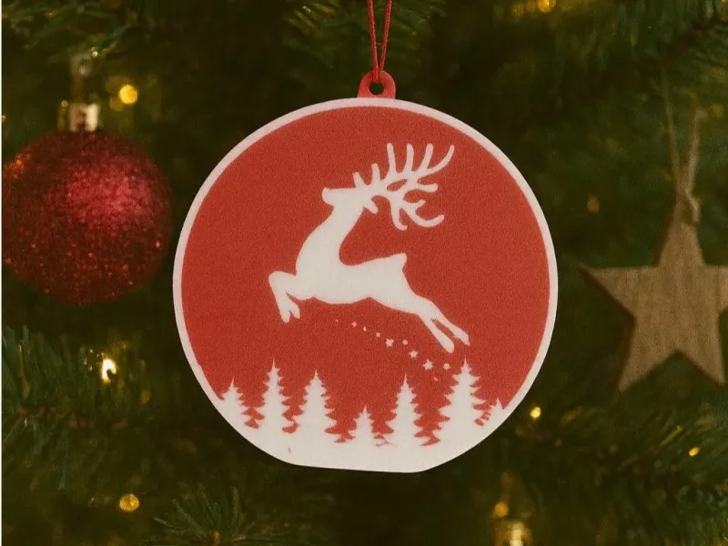Décoration de noël renne