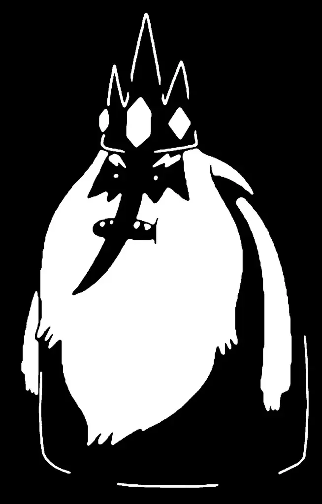 Ice King stencil