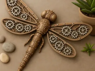 Steampunk Dragonfly