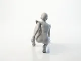 Futuristic Lady Figurine Female Sci-Fi 3D Printable-2