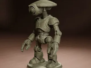 Pit droid (inspired) robot 02