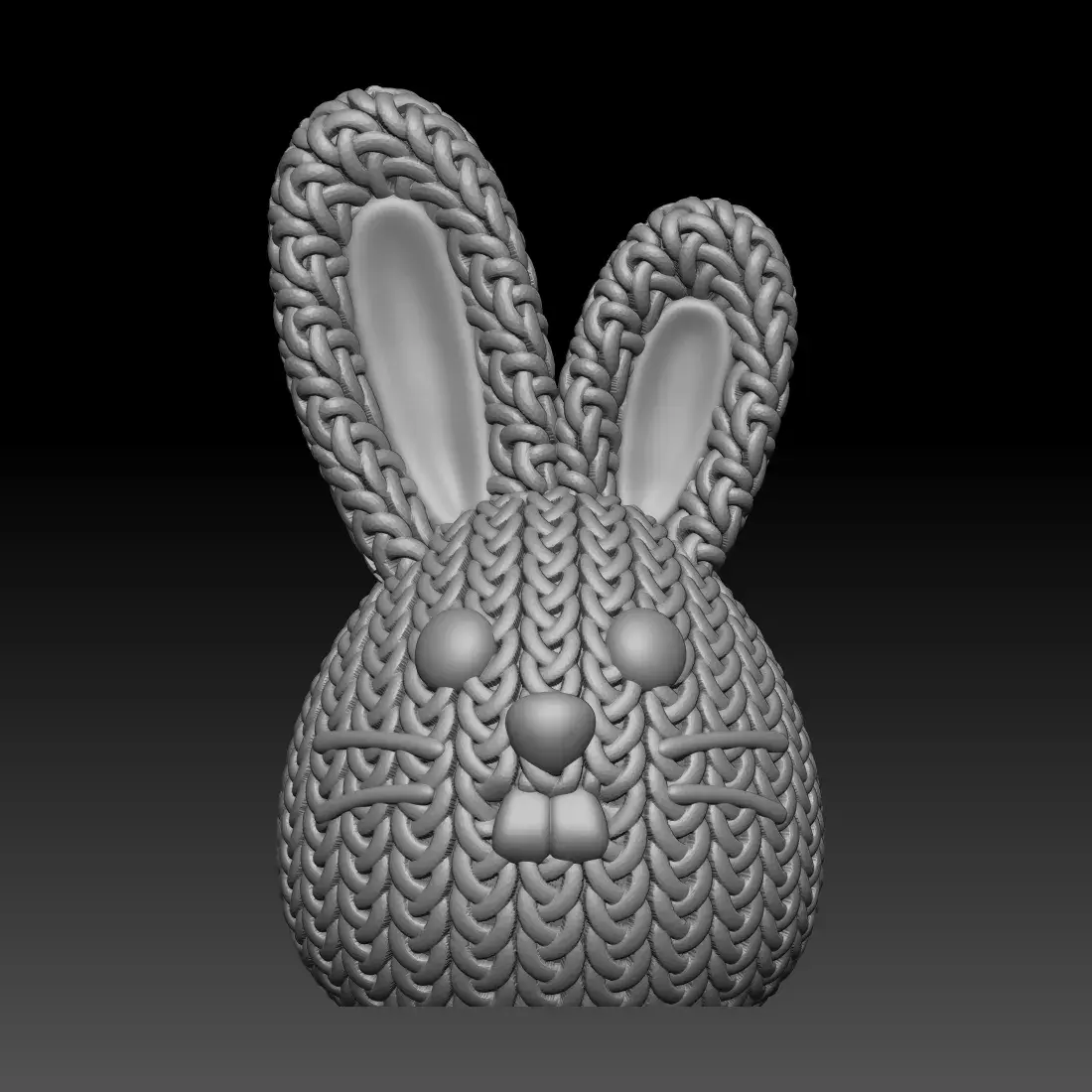 Knitted Easter Bunny
