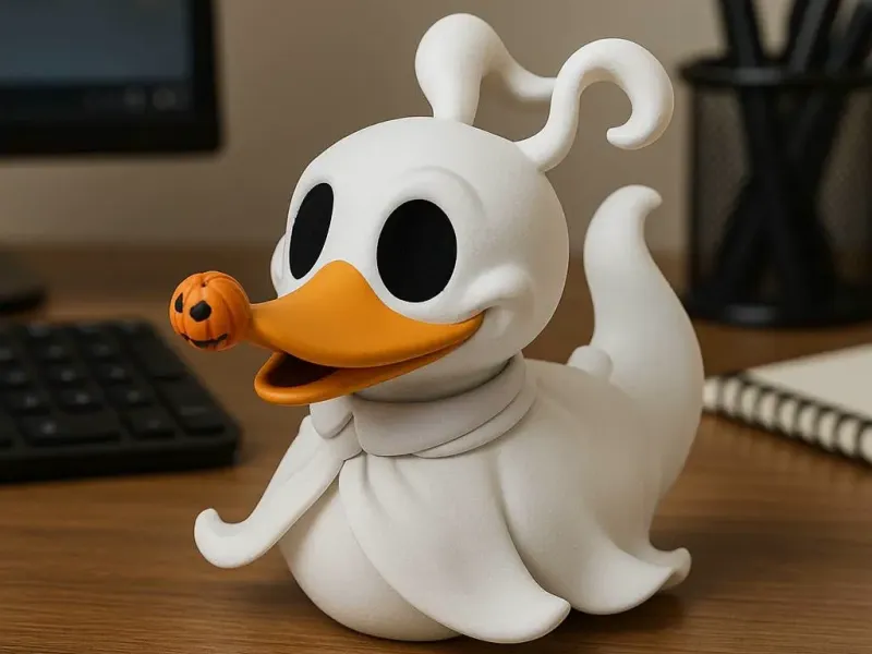 Rubber Duck - Zero - Ghost dog - 3d print