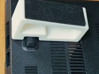 Compact laptop stand with Star Wars Rebel Alliance logo