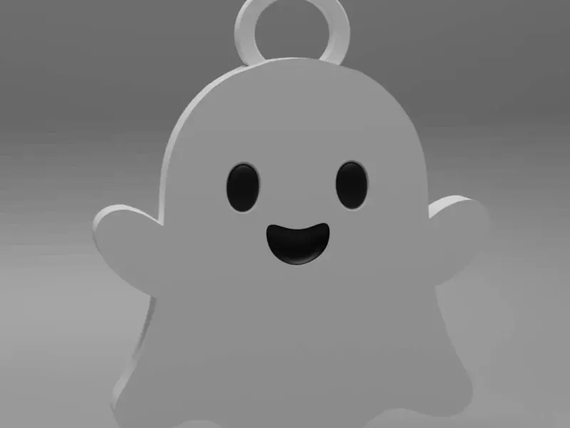 Portachiavi Fantasma Carino – Edizione Halloween