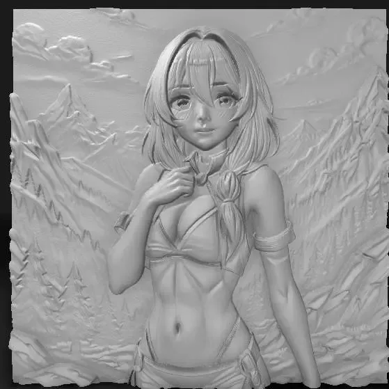 sexy anime to the mountain