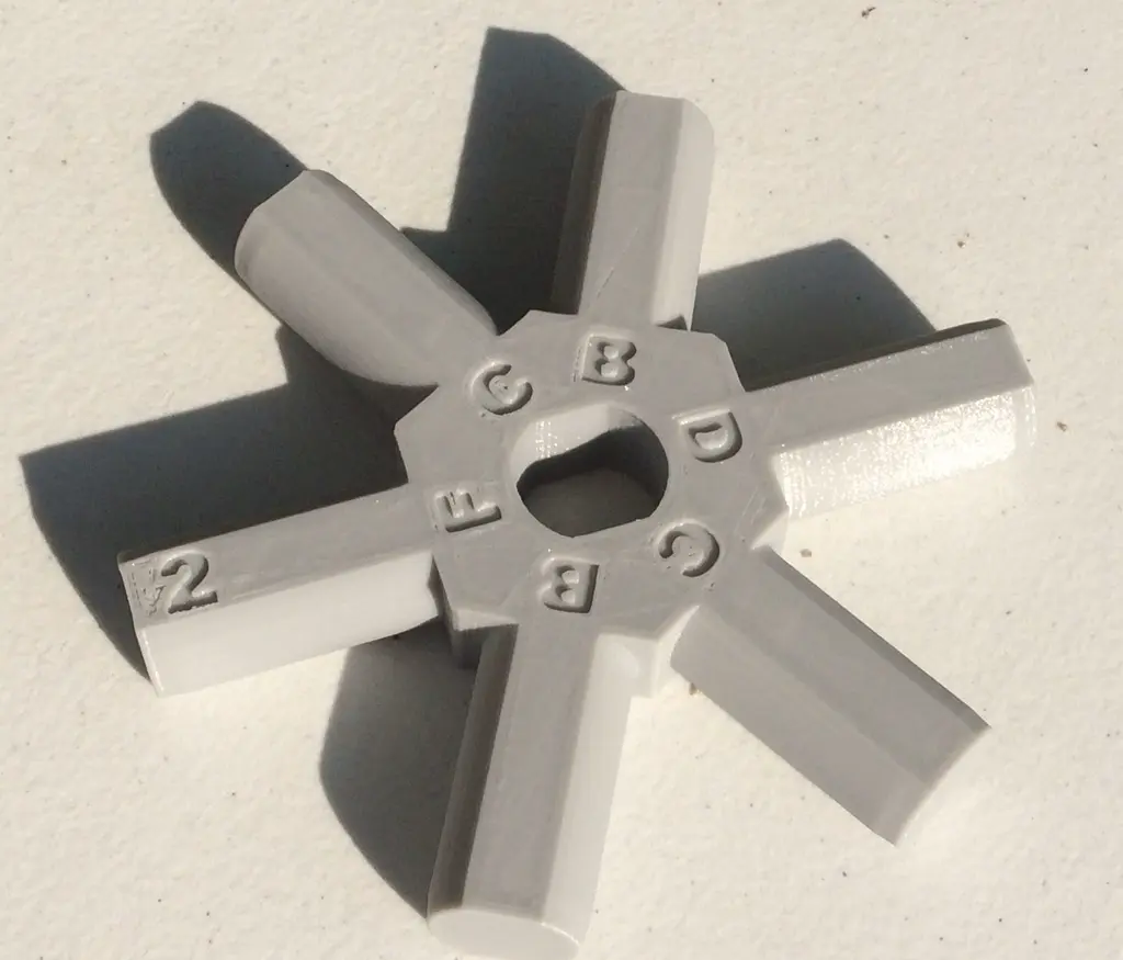 Connettori a cupola geodetica 8V per tubi in PVC da 1