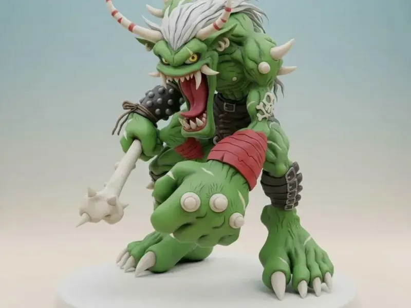 Orgemon Digimon Creature Model