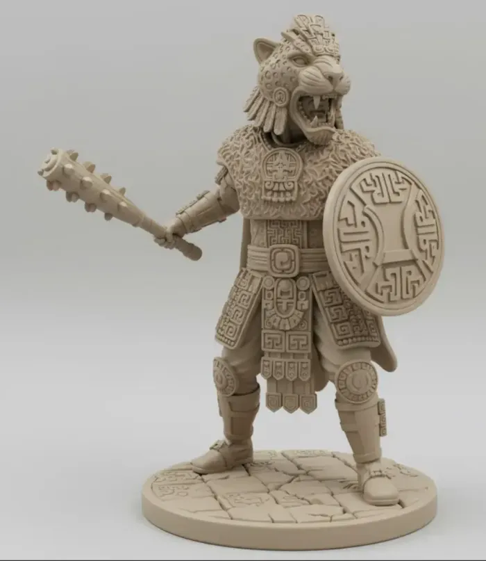 3D Printer Files | 3MF File | Guerreiro Azteca V2 | Creality Cloud