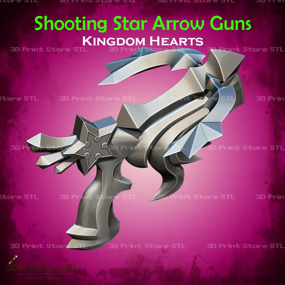 Shooting Star Arrow guns Cosplay Kingdom Hearts - STL File