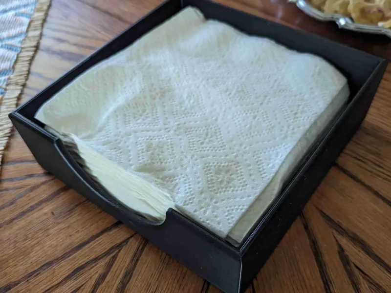 Portatovaglioli (o portaoggetti di dimensioni pari a 6,5 "x6,5")