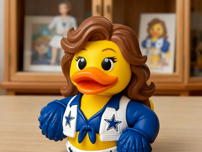 Rubber Duck - Dallas Cowboys Cheerleader model - 3D print