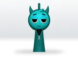 OC Sprunki psi, Roblox, Sprunki STL file 3D Model Character-6