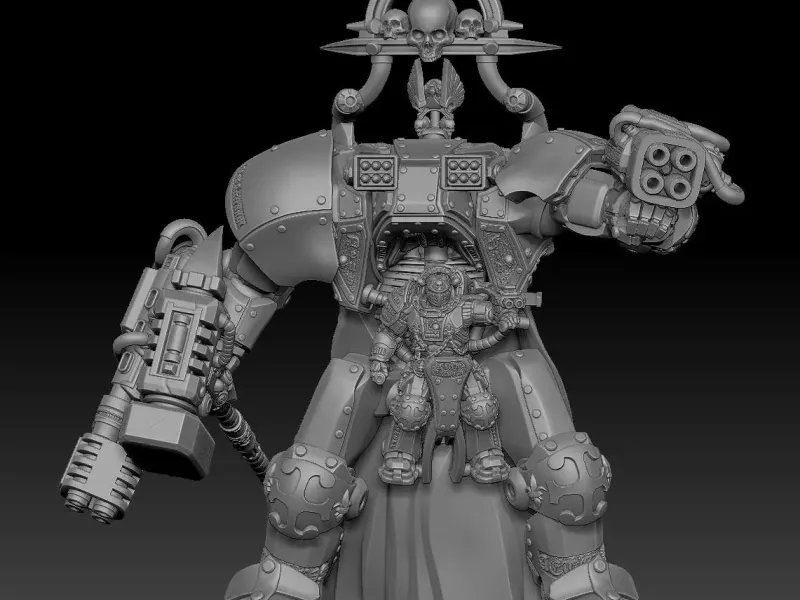 Exo Striker 3 GM — Sci-Fi Miniature for 3D Printing