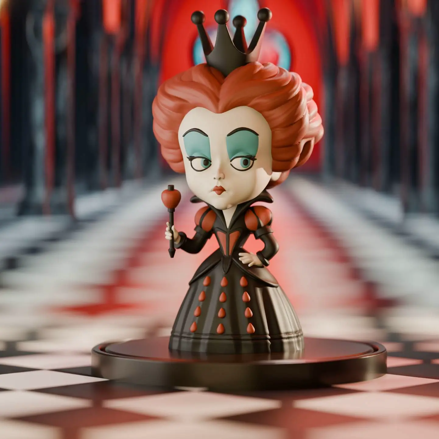 Alice in Wonderland Red Queen Collectible Figurine