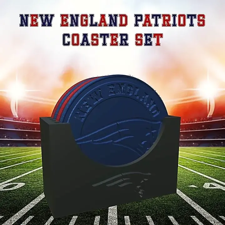 New England Patriots Coaster Set (NFL)