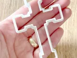 Cortador de Biscoitos em Forma de Cruz, 5 tamanhos, Cruz, Forma, Comunhão, Batismo-4