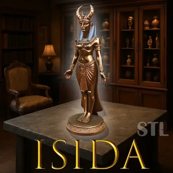 Isida Goddess Statue STL