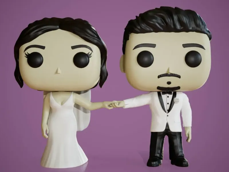 Funko Casal de Noivos - Casamento