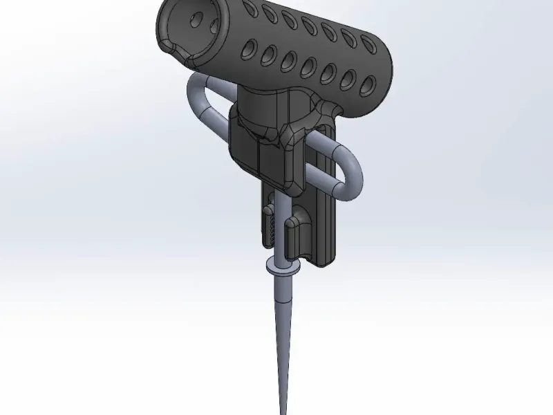 Ice Anchor Ice Fishing Rod Holder V2
