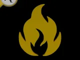 Simple Flame Symbol - 2D Art-0