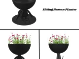 Sitting Human Planter-0