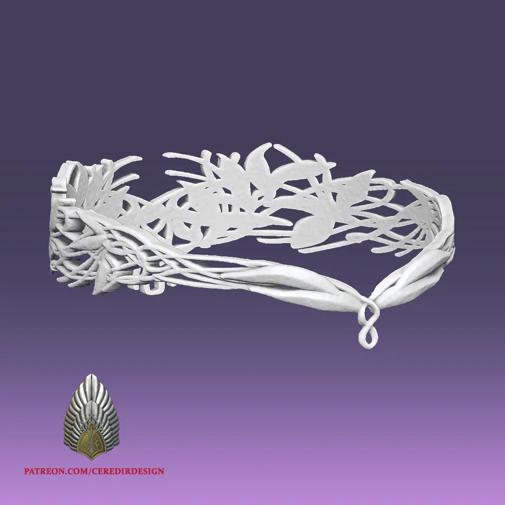 Galadriel Crown Helmet lord of the rings 3D DIGITAL DOWNLOAD