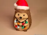 Cute Christmas Hedgehog (Assemblable)-0