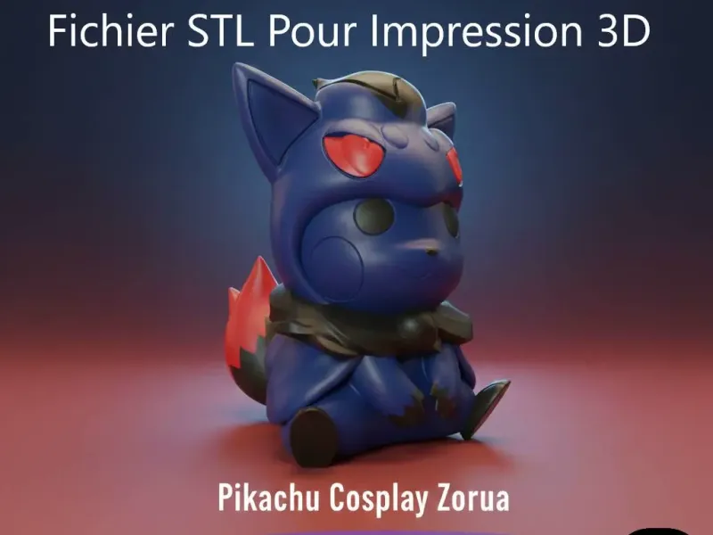 ピカチュウのゾロアコスプレ