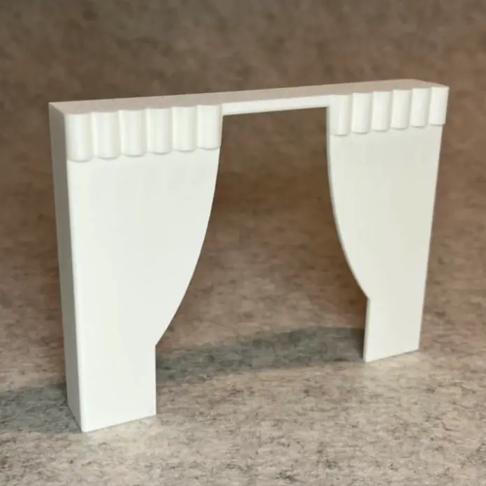 Curtain frame for dollhouse / miniature house 1:18