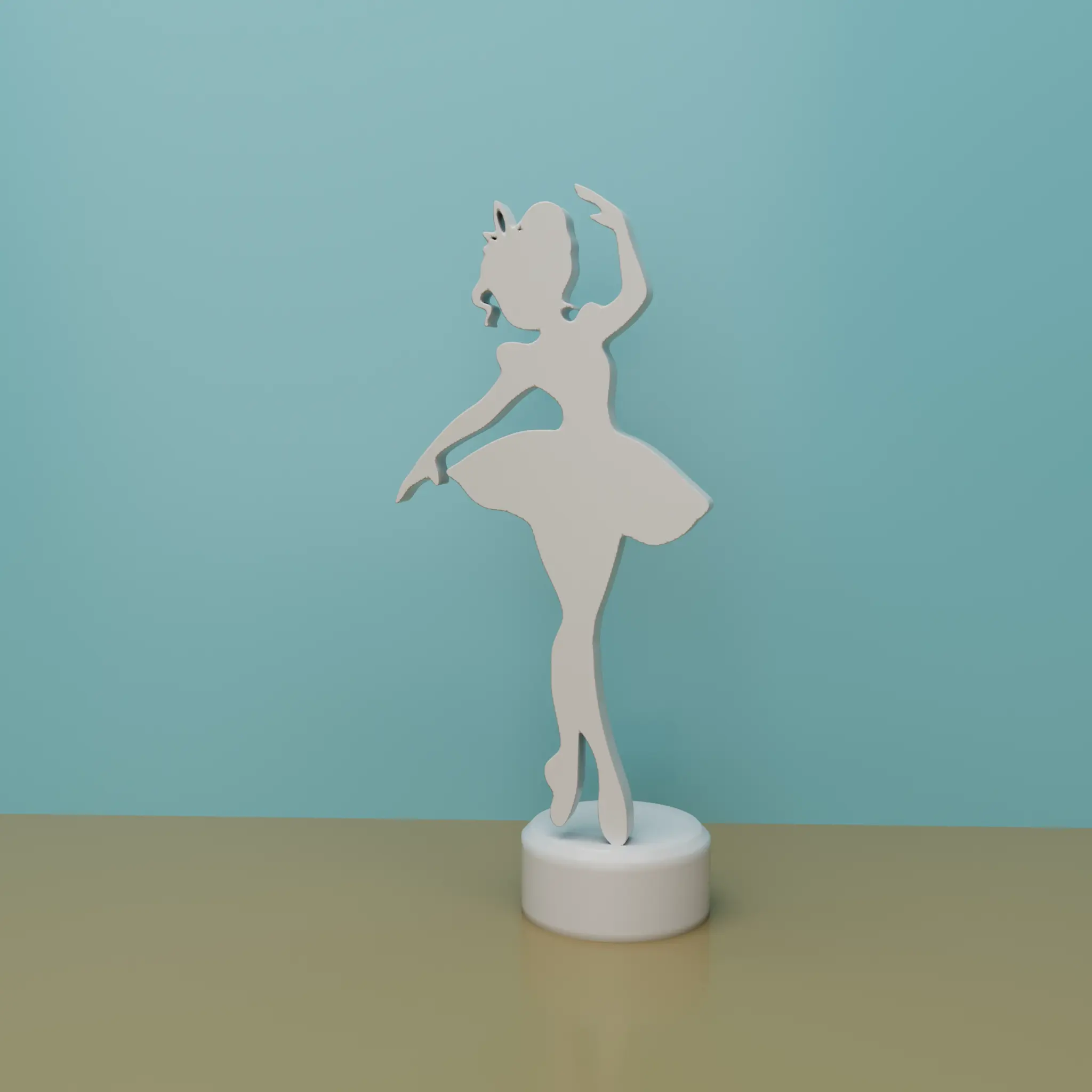 DECORACIÓN DE ESCRITORIO BAILARINA