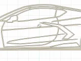 Corvette C8 Wall Art-1